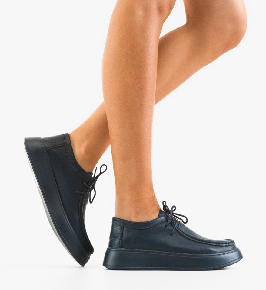Pantofi Casual Haney Bleumarin - Img 8