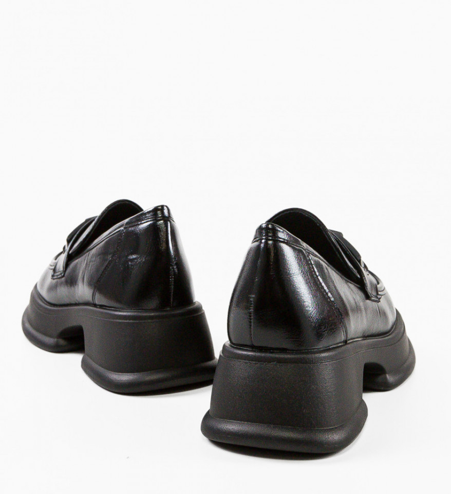 Pantofi Casual Herek Negri - Img 4