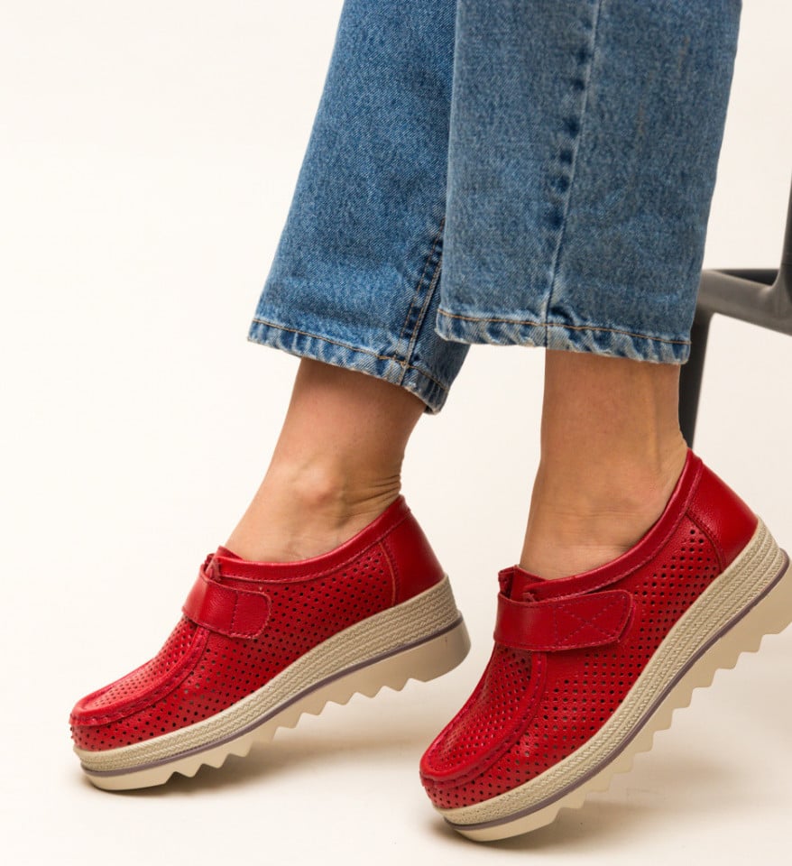 Pantofi Casual Histria Rosii