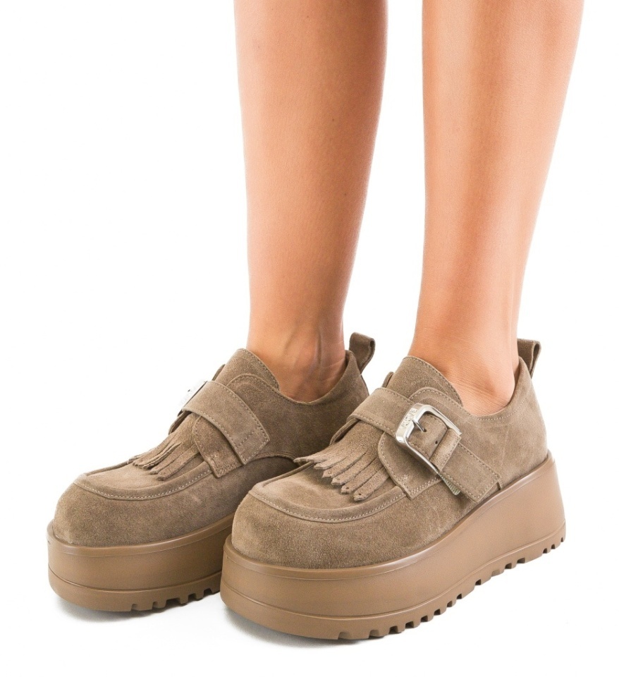 Pantofi Casual Hussein Khaki - Img 5