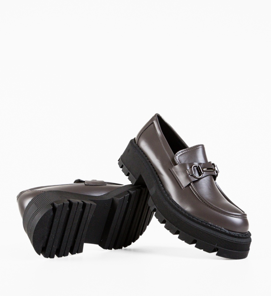 Pantofi Casual Jung Gri - Img 3