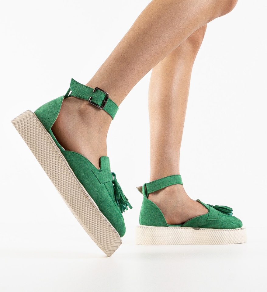 Pantofi Casual Kalin Verzi - Img 6