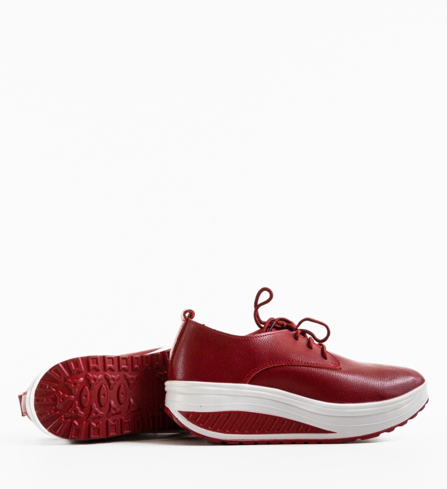 Pantofi Casual Kleak Rosii - Img 3