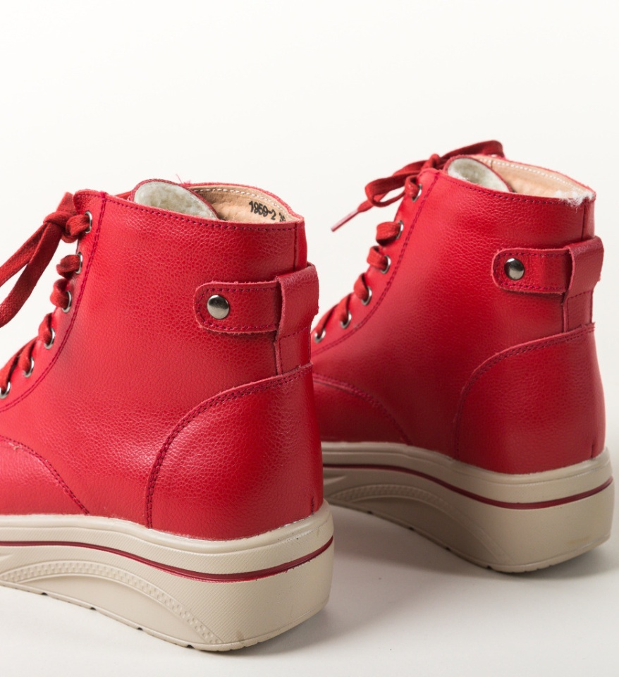 Pantofi Casual Lakiob Rosii - Img 14