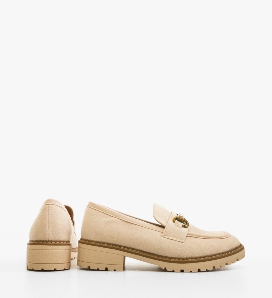 Pantofi Casual Londrey Bej - Img 4
