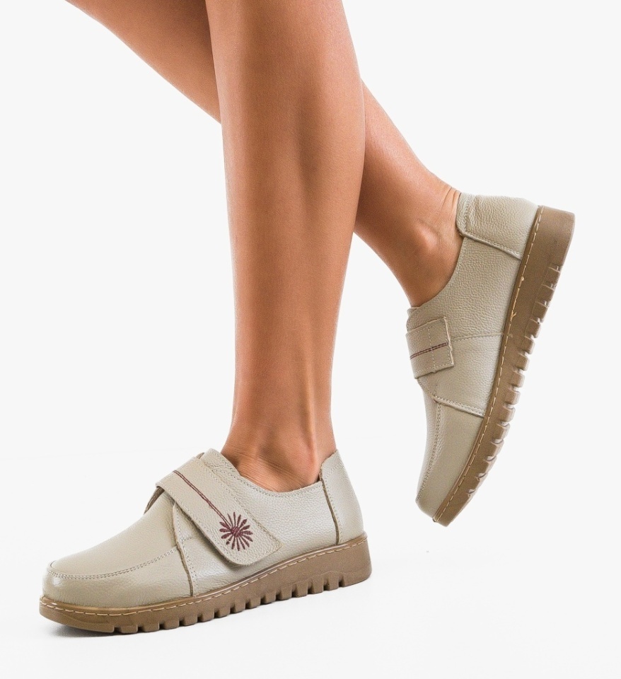 Pantofi Casual Marye Bej - Img 2