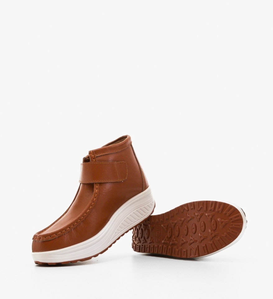 Pantofi Casual Misha Camel 2 - Img 2