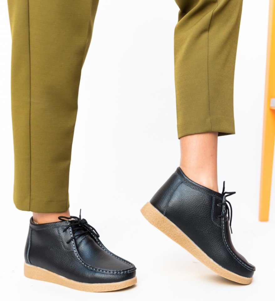 Pantofi Casual Munela Negri - Img 12