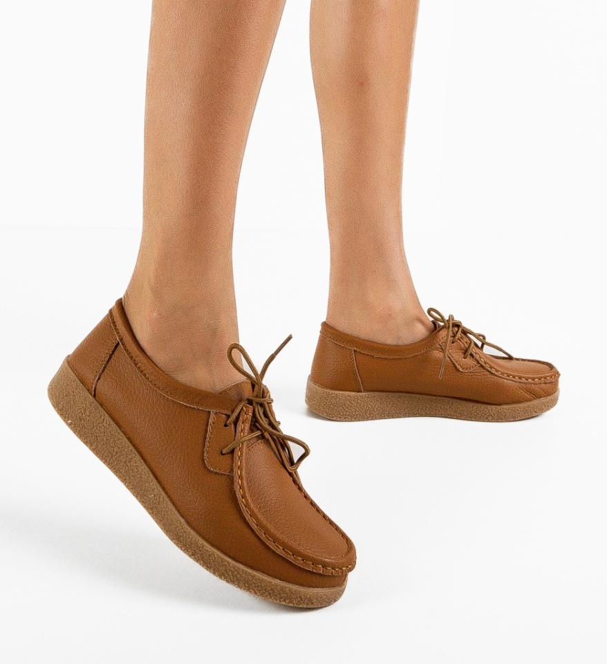 Pantofi Casual Neca Camel - Img 11