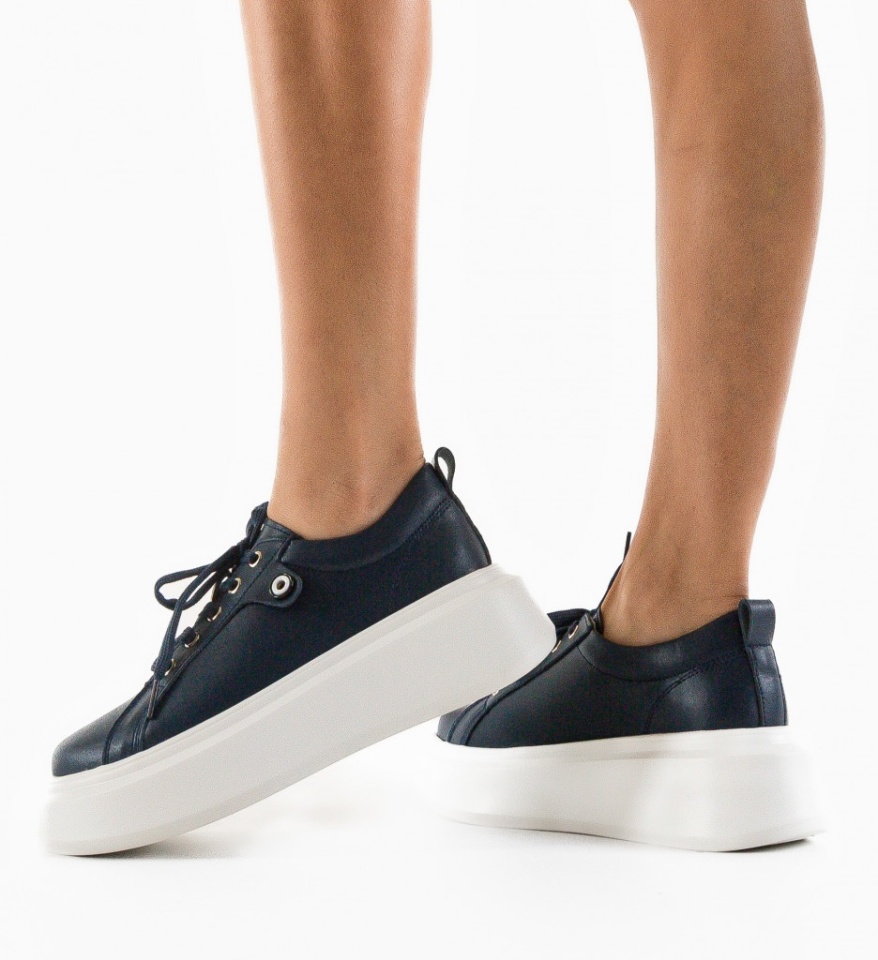 Pantofi Casual Nuandre Bleumarin - Img 10