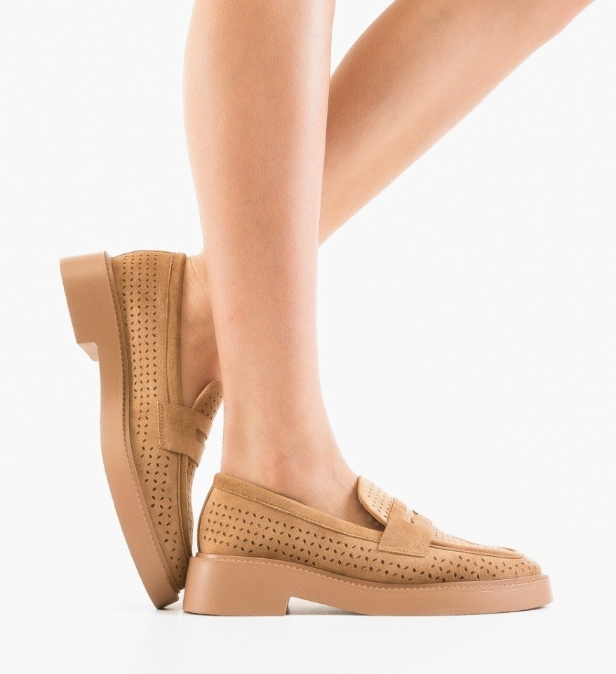 Pantofi Casual Rehid Khaki - Img 6