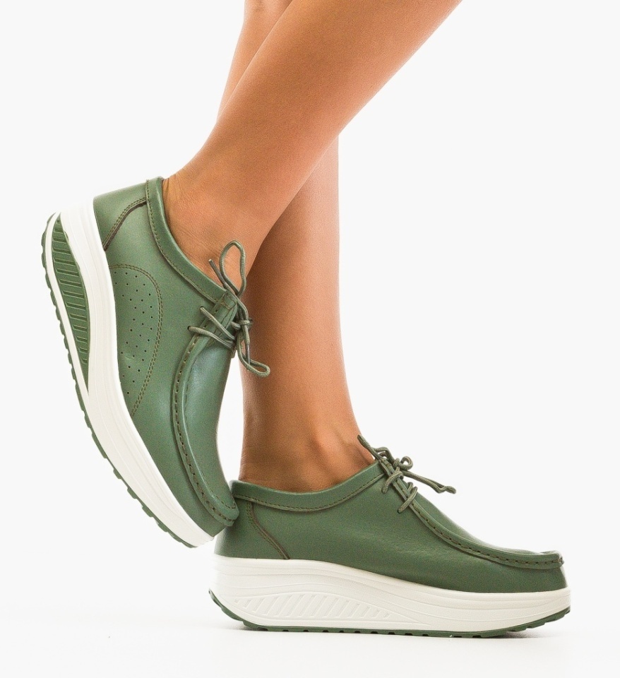 Pantofi Casual Roly Verzi - Img 5