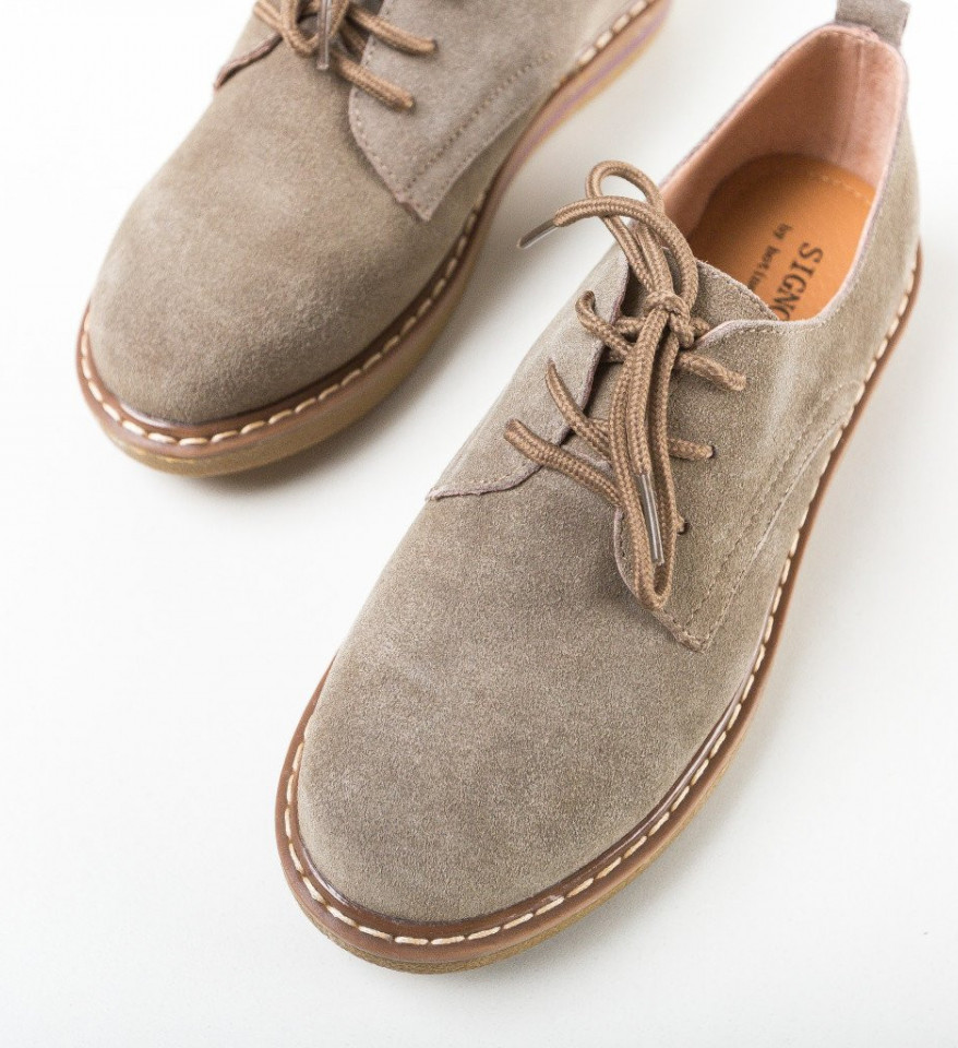 Pantofi Casual Romena Khaki - Img 2
