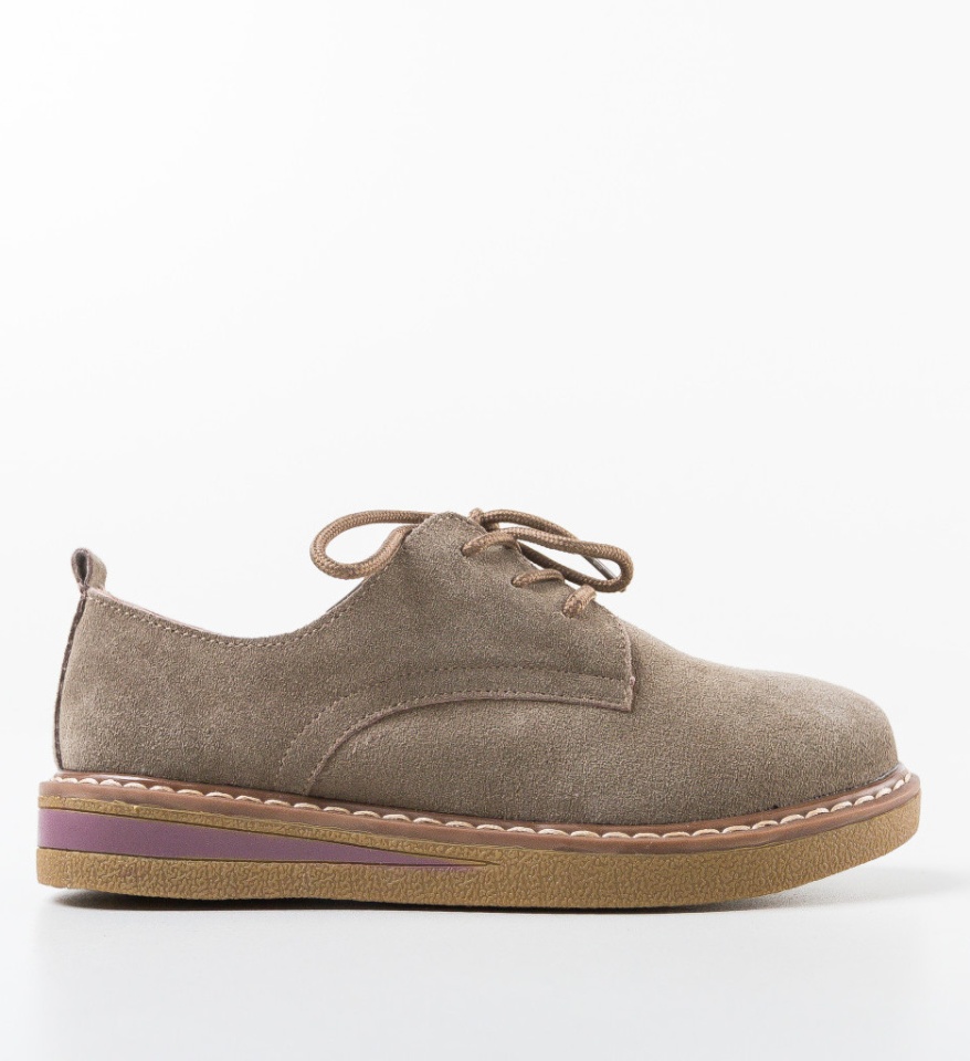 Pantofi Casual Romena Khaki - Img 9