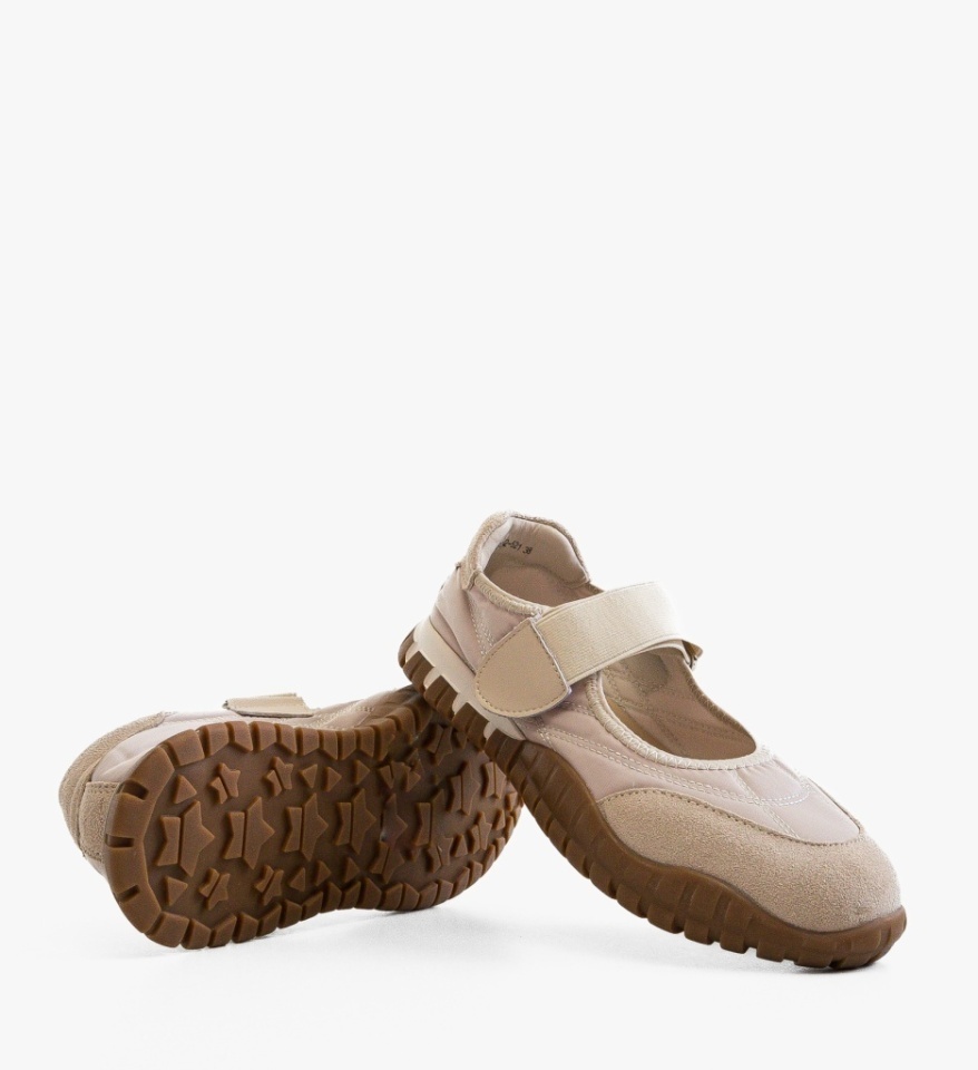 Pantofi Casual Runny Bej - Img 4