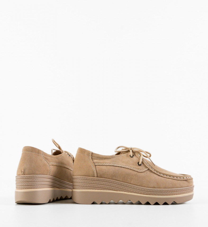Pantofi Casual Sagrio Bej - Img 2