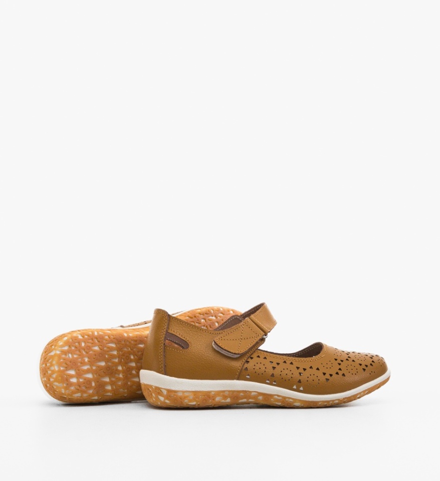 Pantofi Casual Silka Camel - Img 3