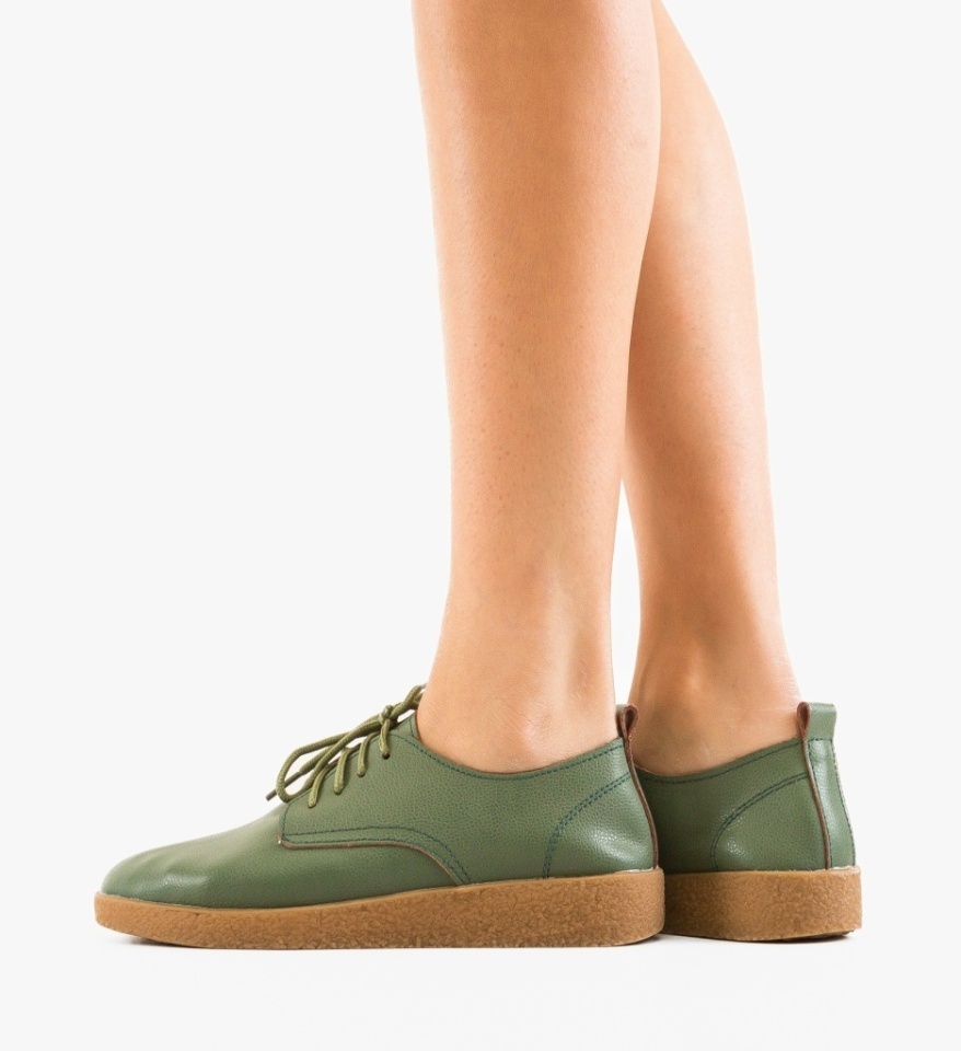 Pantofi Casual Sindre Verzi - Img 4