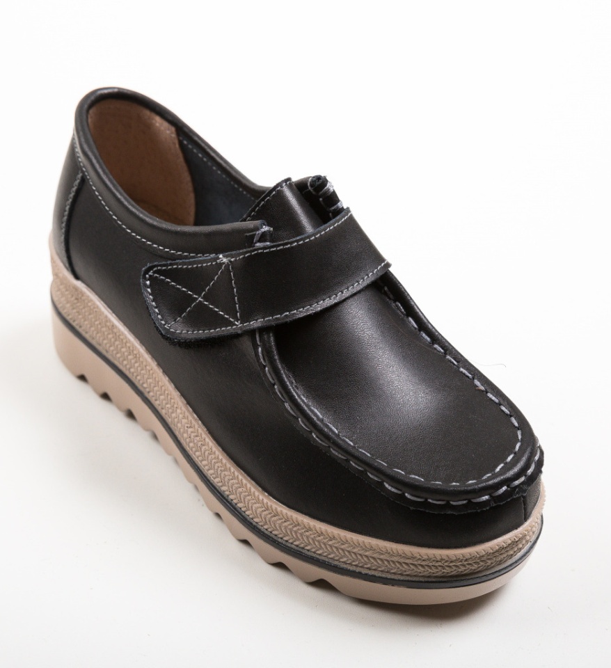 Pantofi Casual Straif Negri - Img 14