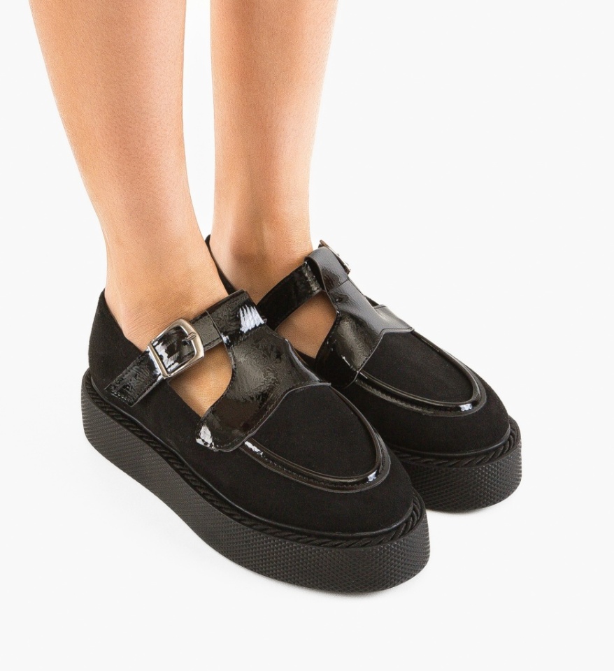 Pantofi Casual Teylar Negri - Img 5