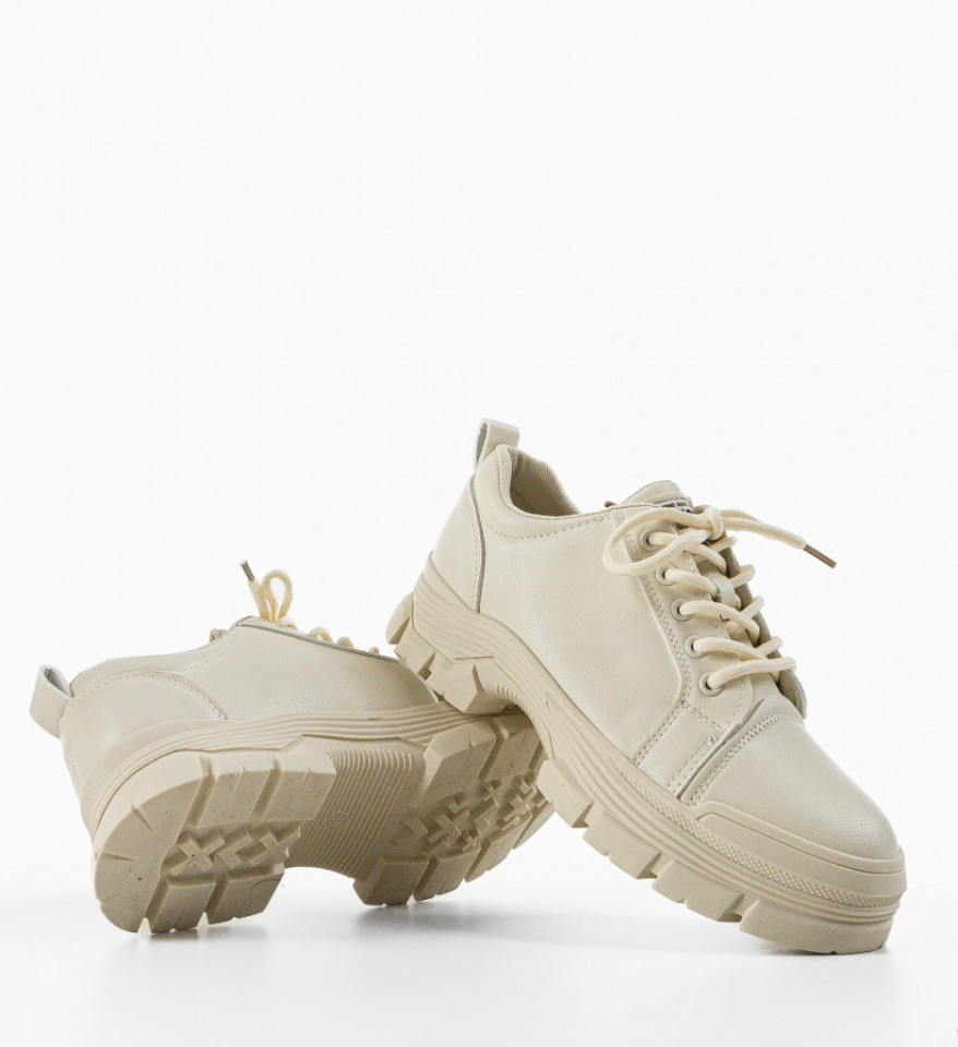 Pantofi Casual Tillie Bej - Img 2
