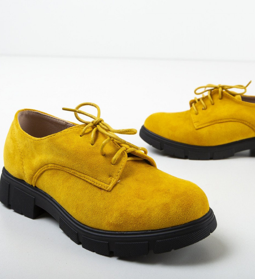Pantofi Casual Tobi Galbeni - Img 2