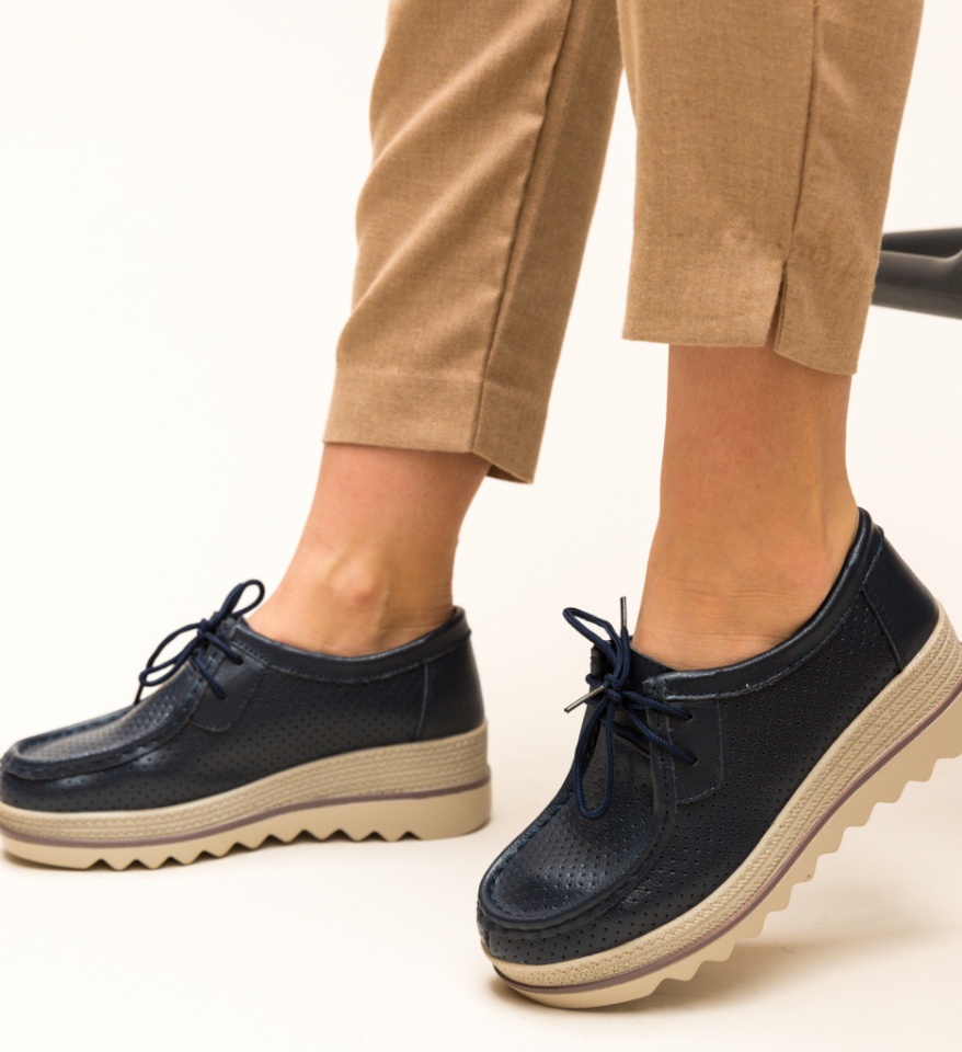Pantofi Casual Torino Bleumarin - Img 12