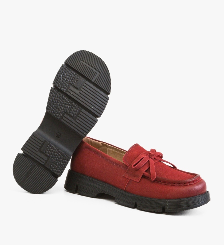 Pantofi Casual Vesa Rosii - Img 2