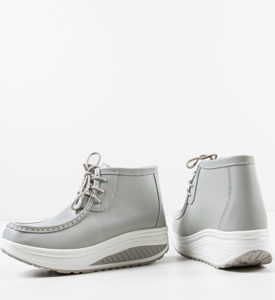 Pantofi Casual Vinto Gri - Img 16