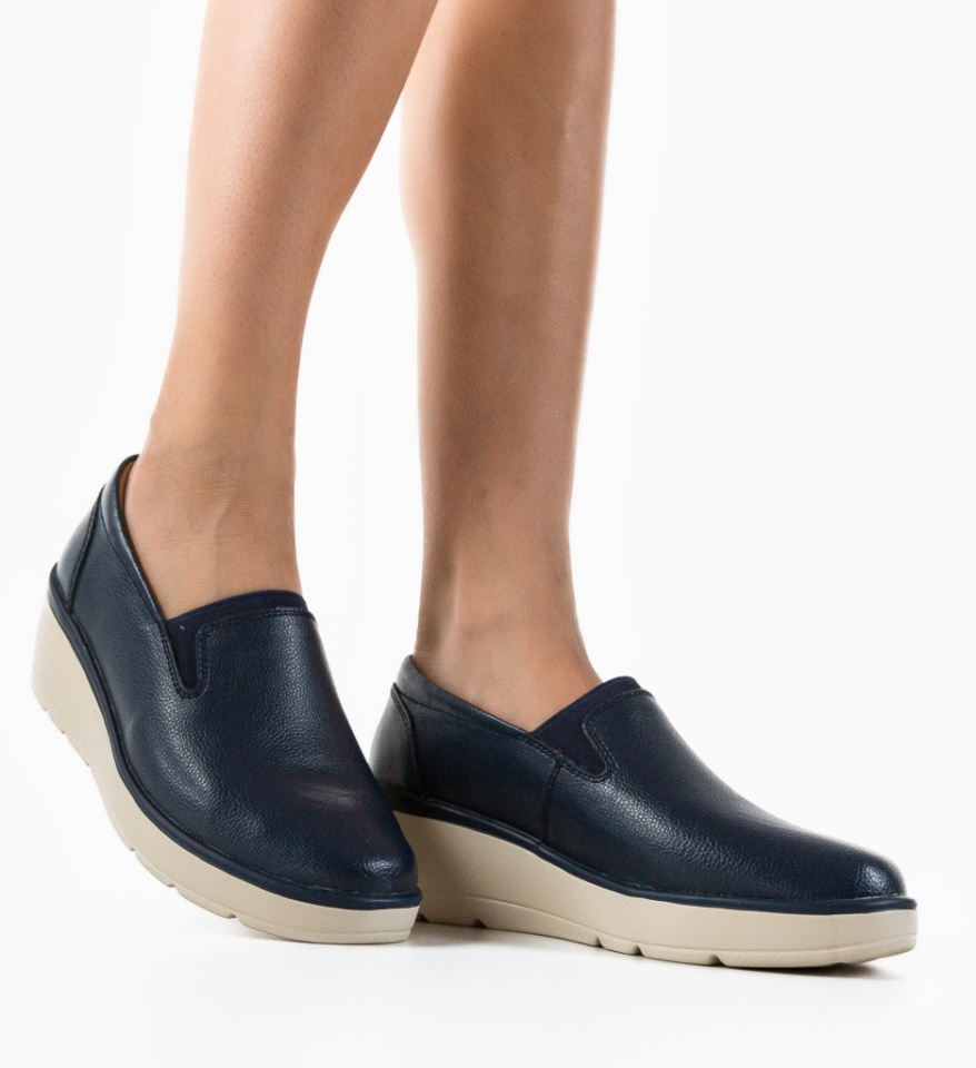 Pantofi Casual Yanam Bleumarin - Img 4
