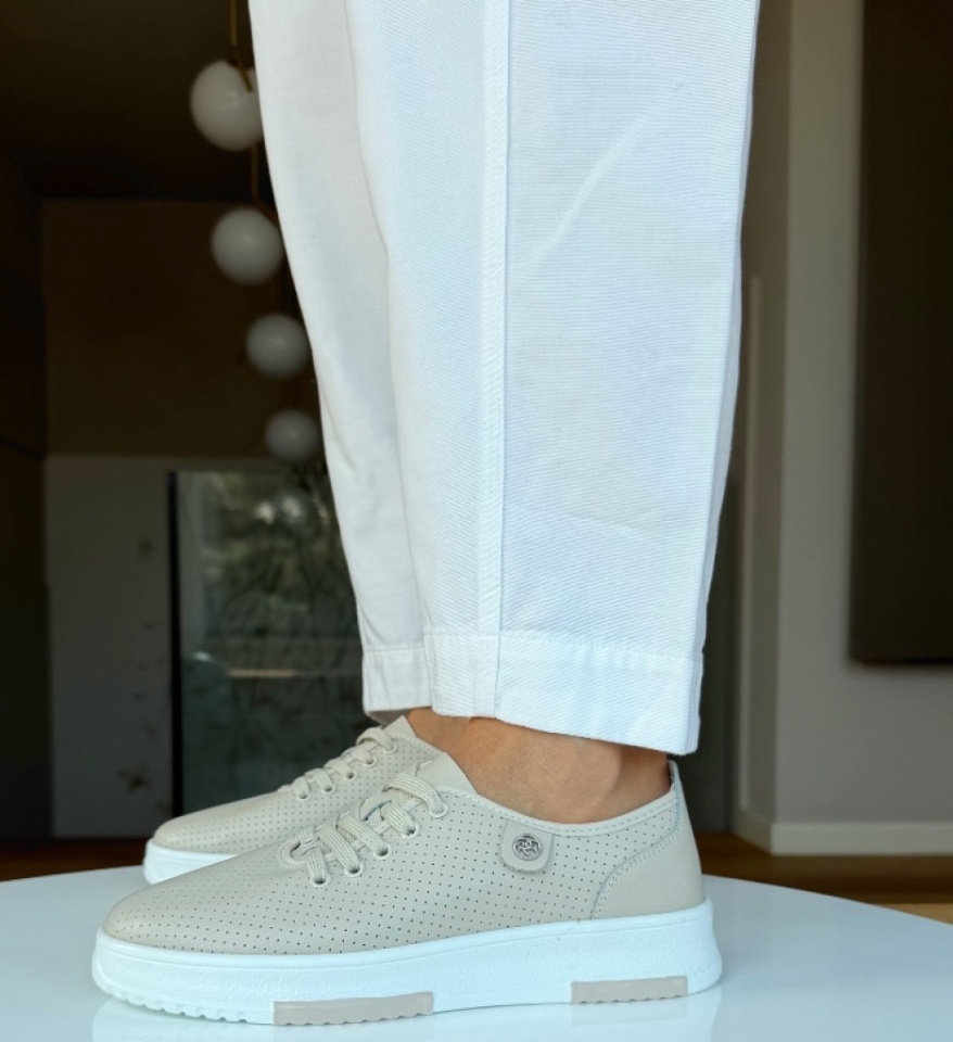 Pantofi Casual Ygrysha Bej - Img 16