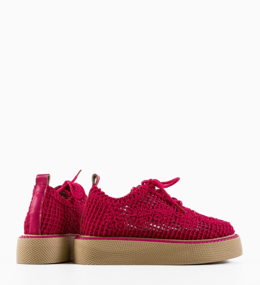 Pantofi Casual Ystory Fuchsia - Img 2