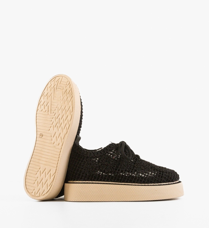 Pantofi Casual Ystory Negri 3 - Img 4