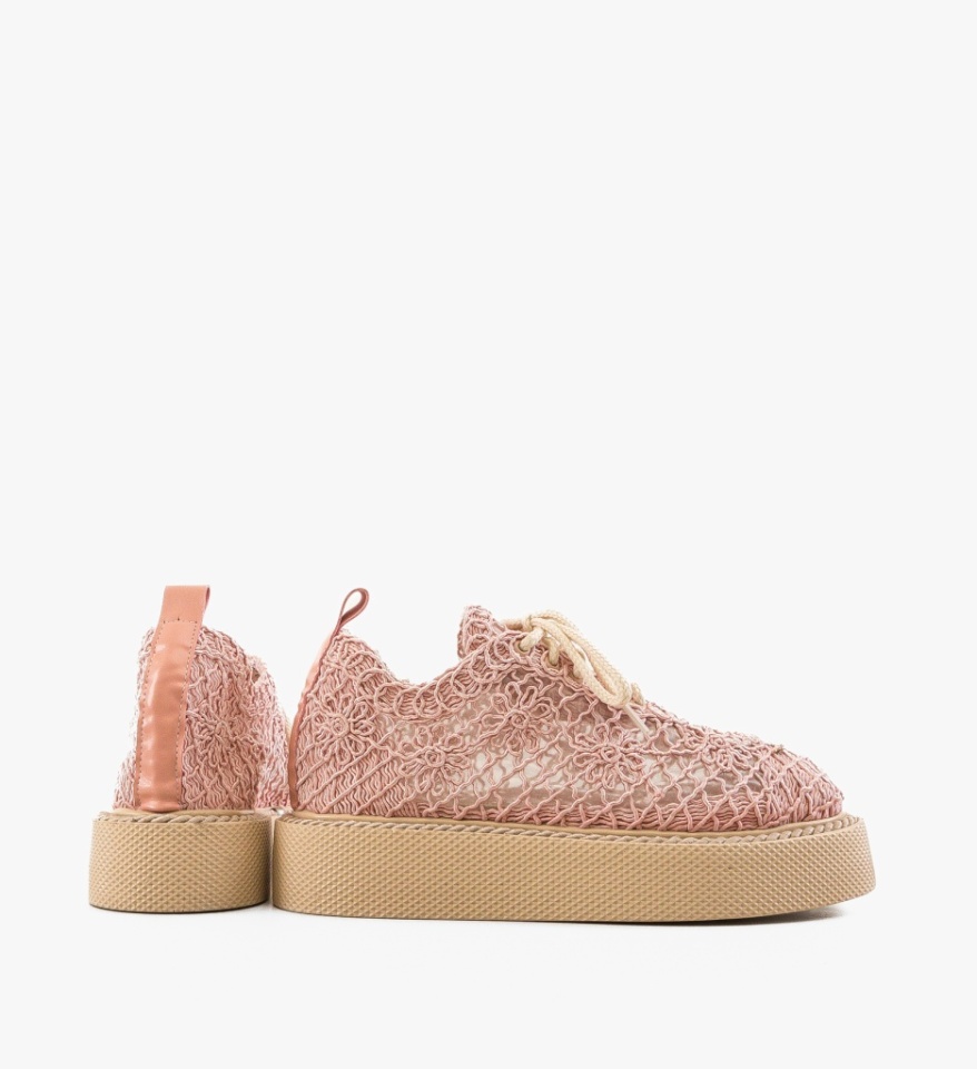 Pantofi Casual Ystory Roz 2 - Img 6