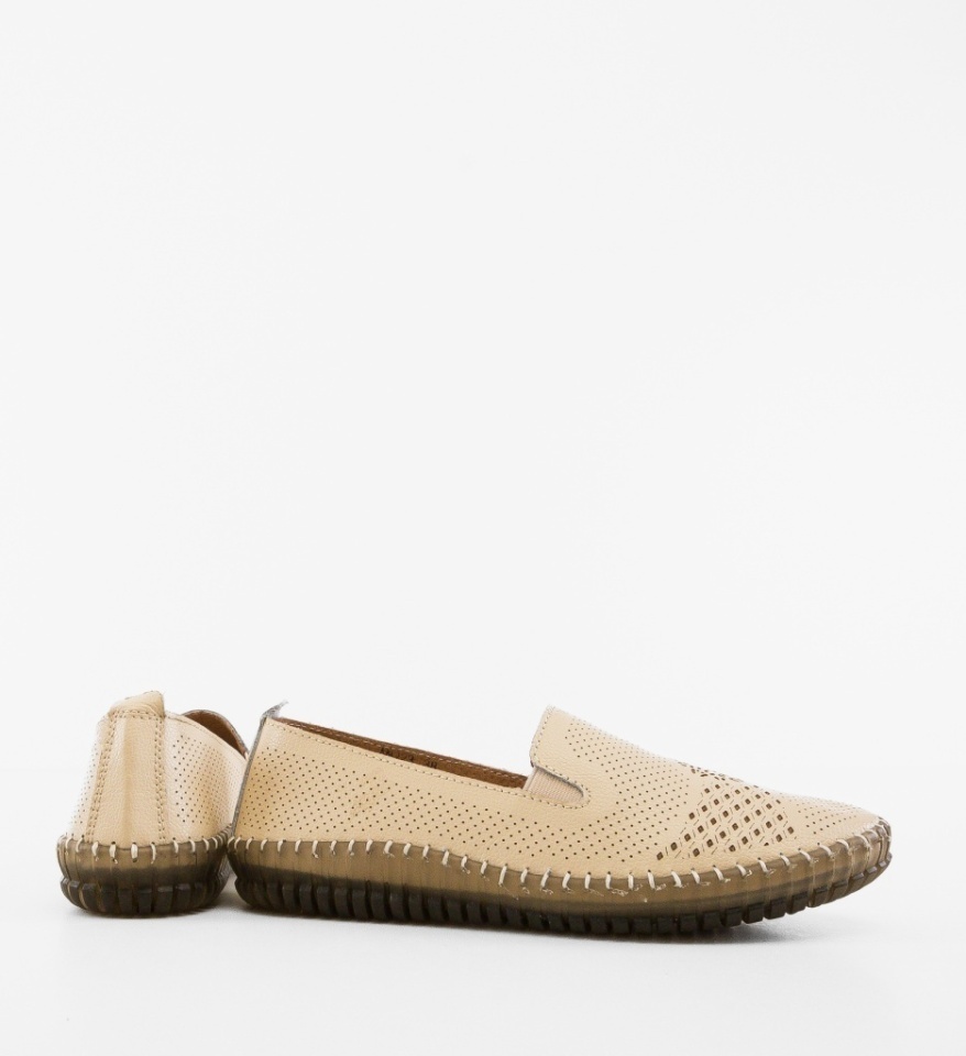 Pantofi Casual Zakrey Bej - Img 2
