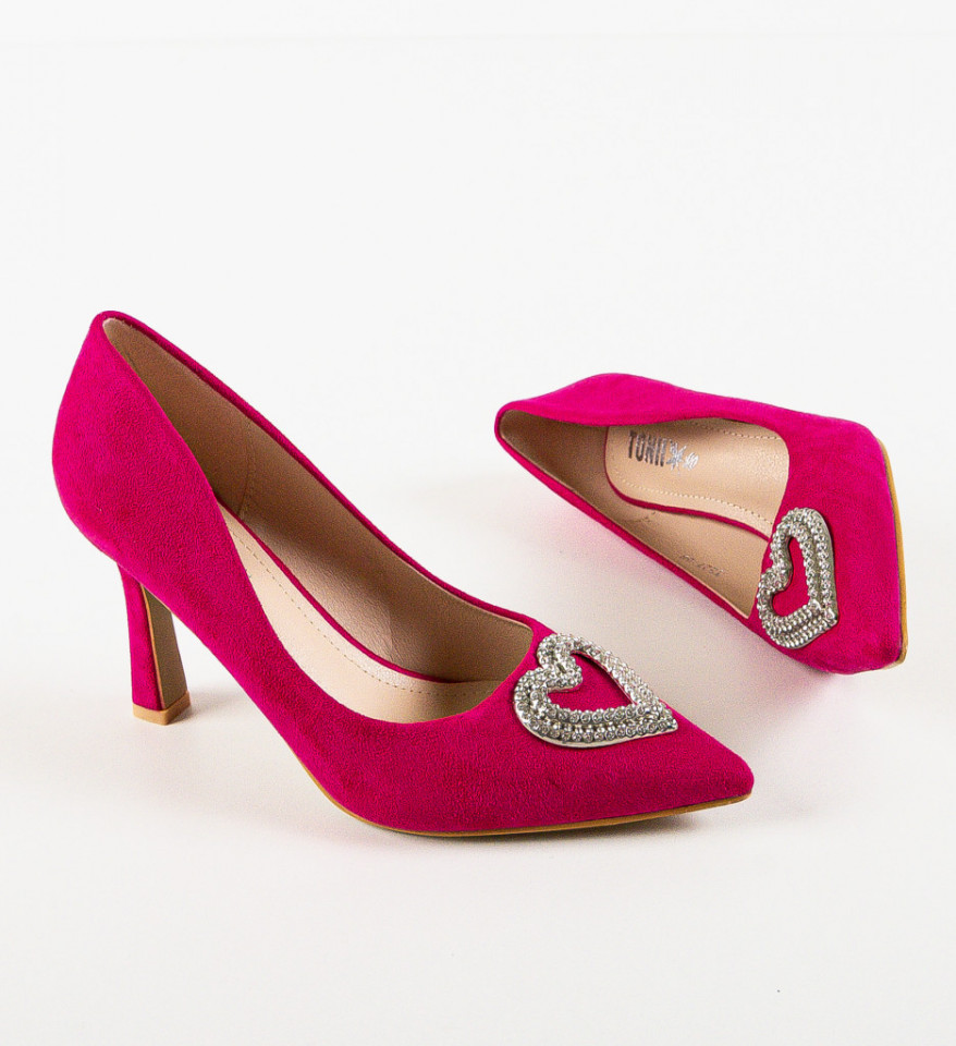 Pantofi cu toc Aquazar Fuchsia - Img 4
