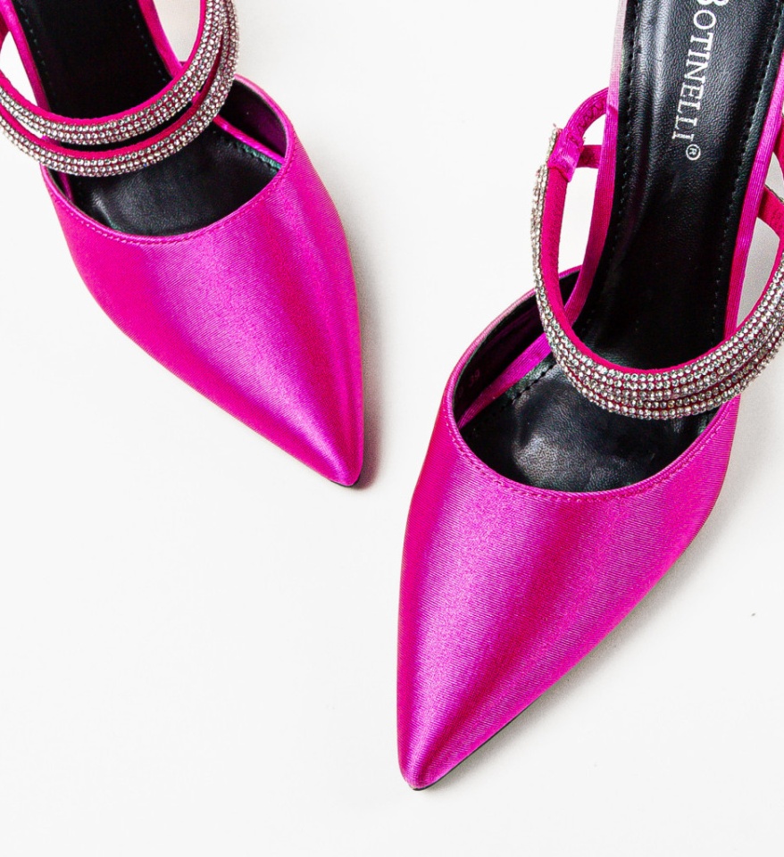 Pantofi cu toc Manyla Fuchsia - Img 10