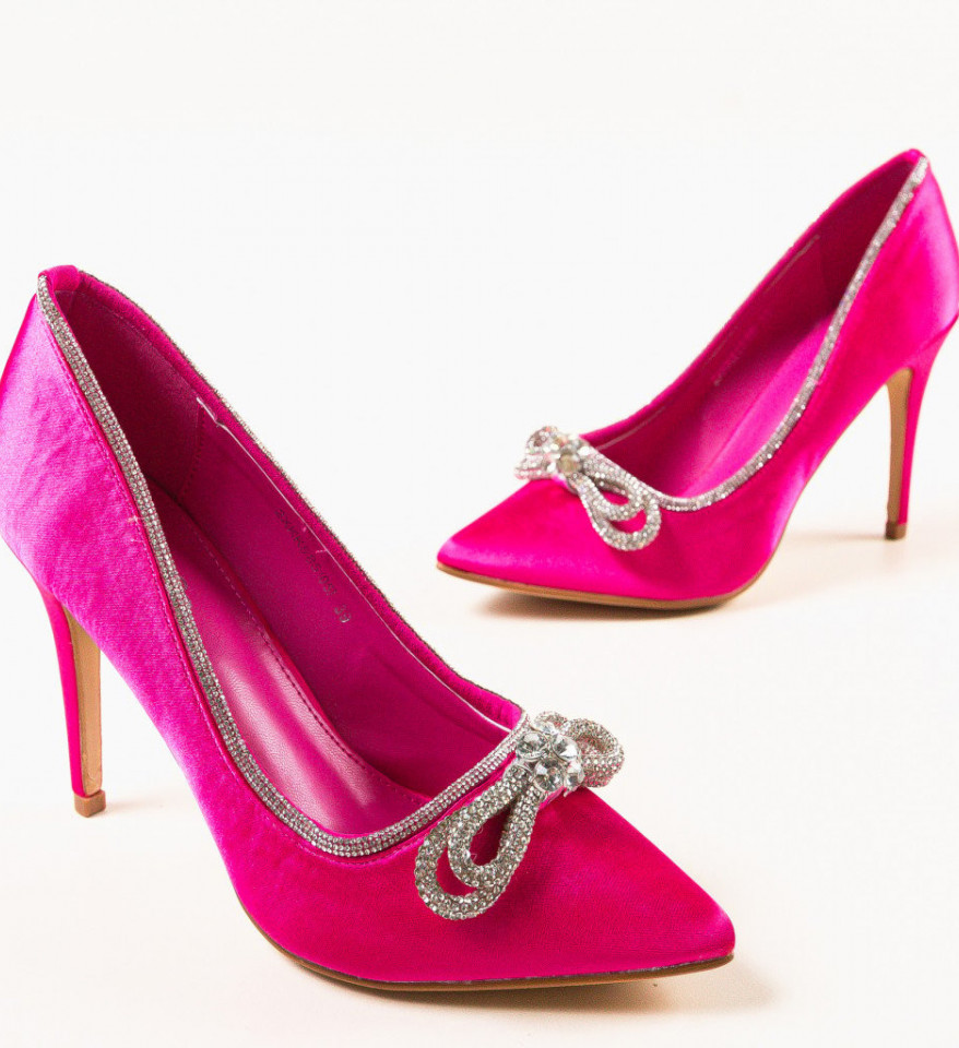 Pantofi cu toc Reytar Fuchsia - Img 7