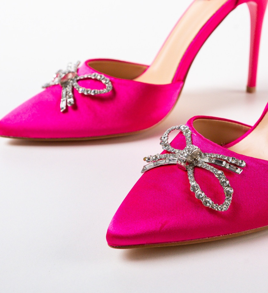 Pantofi cu toc Suja Fuchsia - Img 10