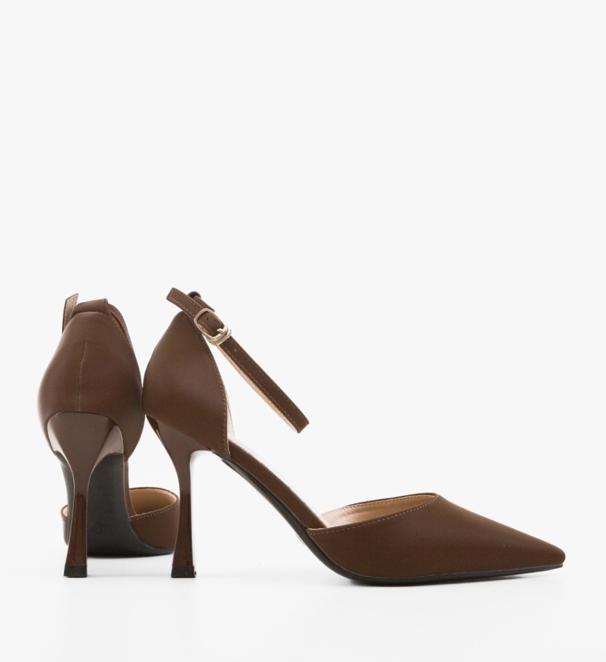 Pantofi cu toc Zaker Maro - Img 6