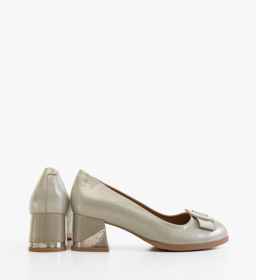 Pantofi dama Bushra Argintii - Img 3