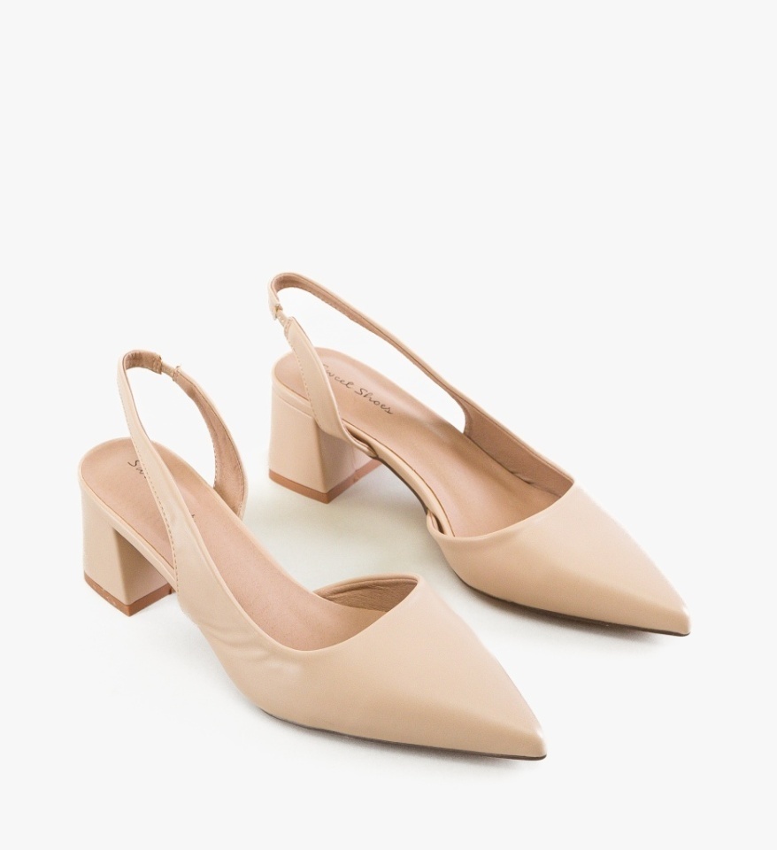 Pantofi dama Deder Nude - Img 3