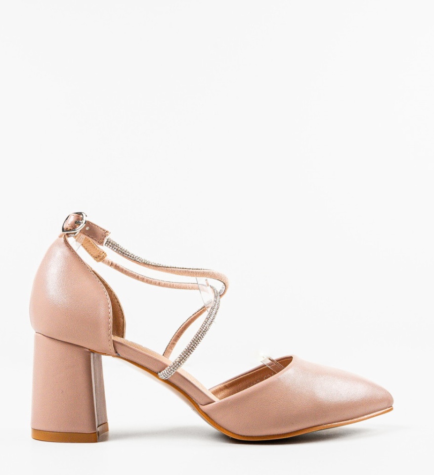 Pantofi dama Dorol Nude - Img 8