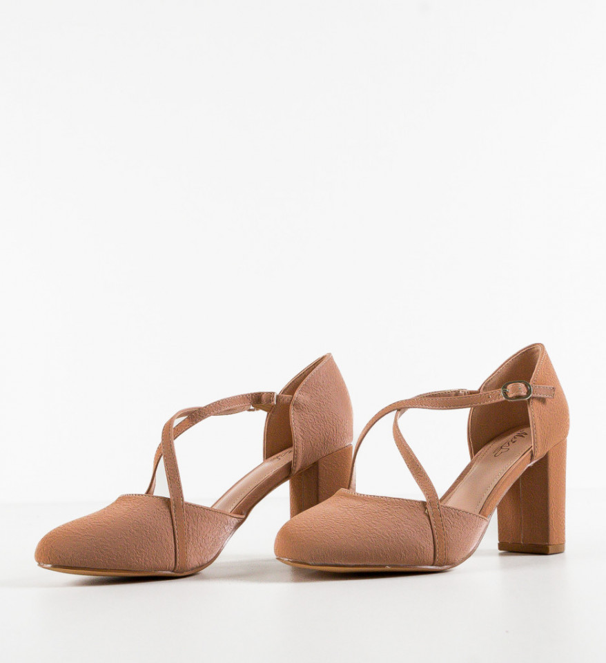 Pantofi dama Enora Bej - Img 2