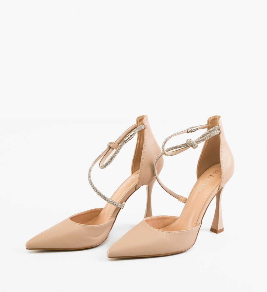 Pantofi dama Fatima Bej - Img 3