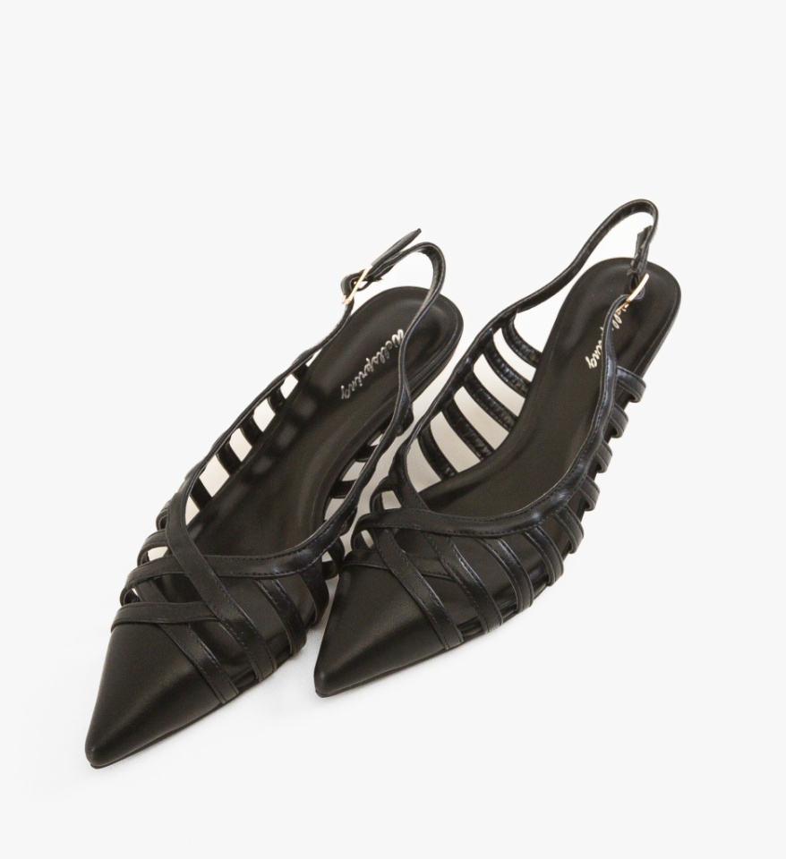 Pantofi dama Glass Negri - Img 2