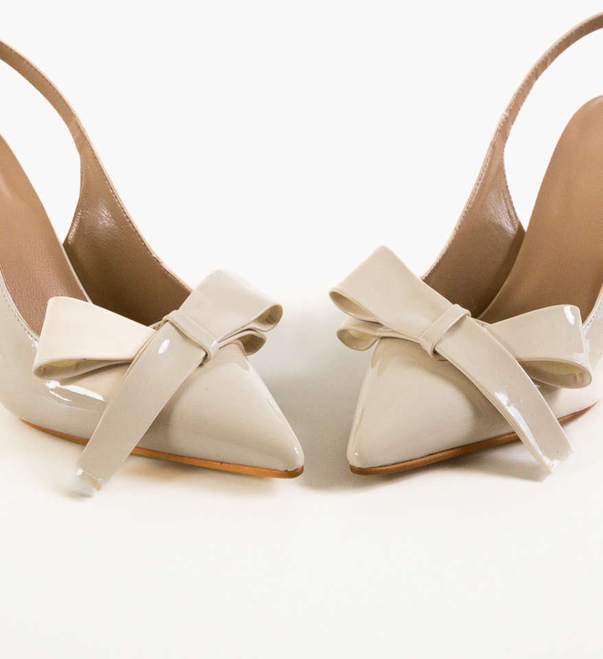 Pantofi dama Greiss Bej - Img 4