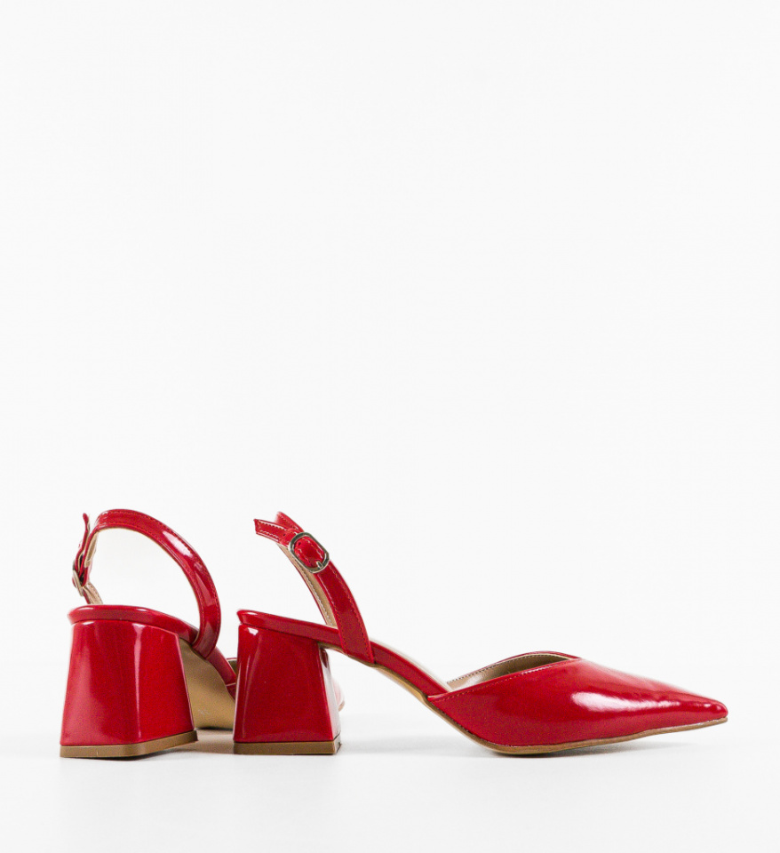 Pantofi dama Hagra Rosii - Img 2