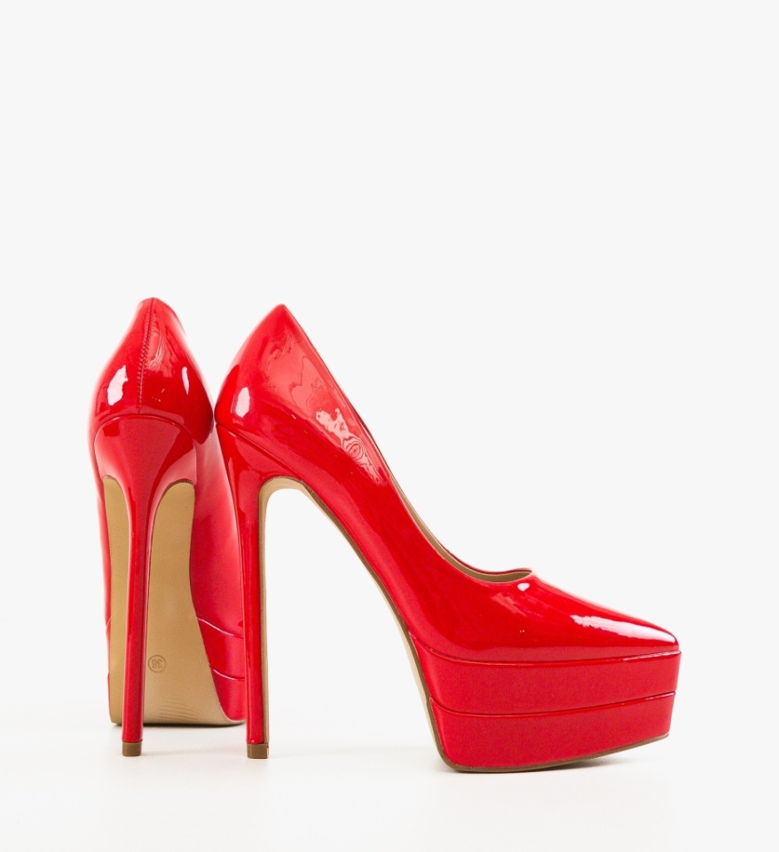 Pantofi dama Heath Rosii 2 - Img 2