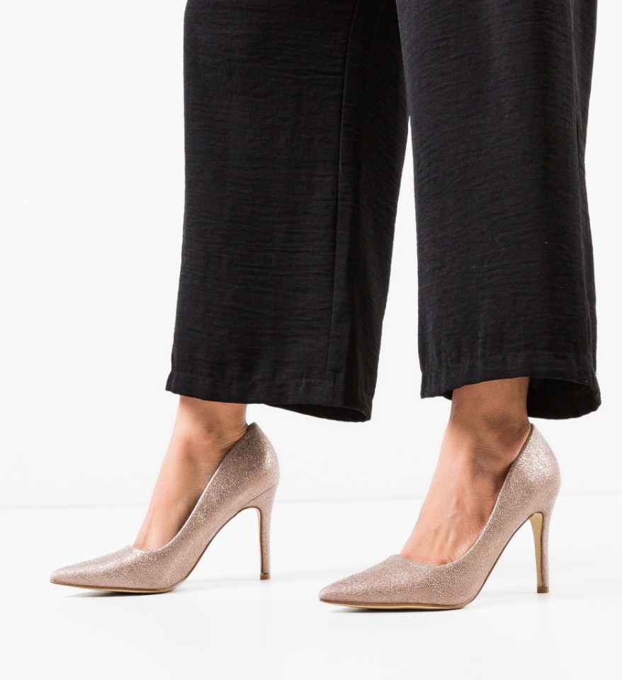 Pantofi dama Howe Bronze - Img 5